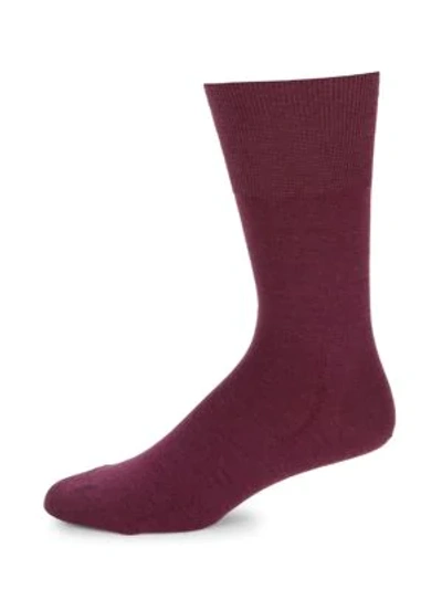 Shop Falke Men's Airport Socks In Pinot Noir