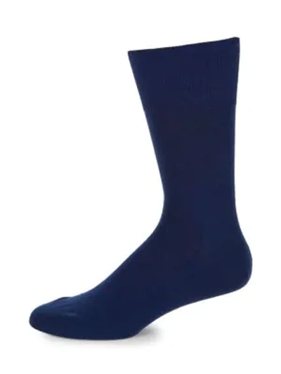 Shop Falke Men's Airport Socks In Royal Blue