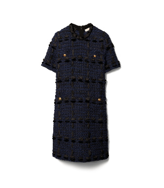 tory burch tweed sweater dress