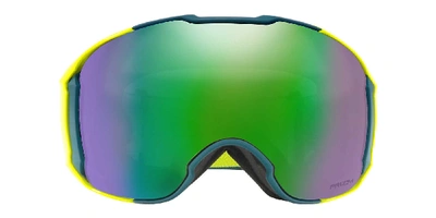 Shop Oakley Unisex  Oo7071 Airbrake® Xl Snow Goggle In Green
