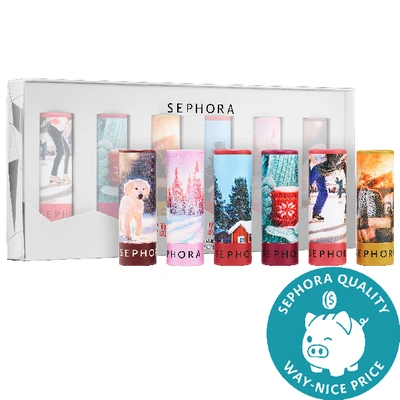 Shop Sephora Collection Frosted Kisses #lipstories Set 6 X 0.14oz/ 4g