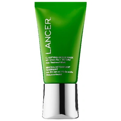 Shop Lancer Clarifying Detox Mask With Green Tea + 3% Sulfur 1.7 oz/ 50 ml