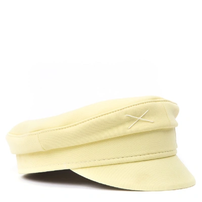 Shop Ruslan Baginskiy Baker Boy Yellow Cotton Hat In Neutrals