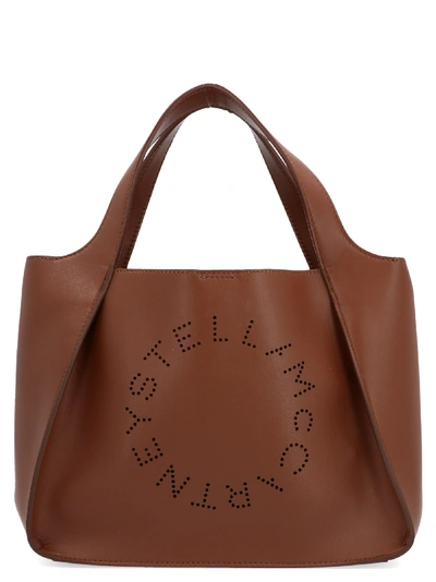 Shop Stella Mccartney The Logo Bag Bag In Brown