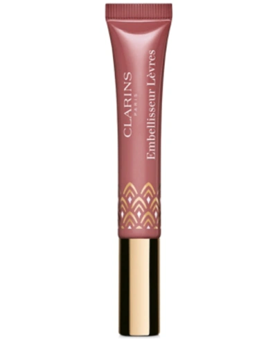Shop Clarins Natural Lip Perfector, 0.35 Oz. In New! 16 Intense Rosebud