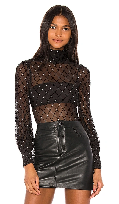 Shop Camila Coelho Mara Bodysuit In Black