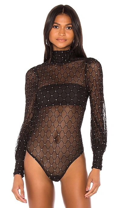 Shop Camila Coelho Mara Bodysuit In Black