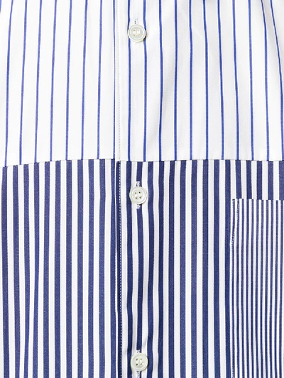 Shop Comme Des Garçons Shirt Cotton Shirt In Blue