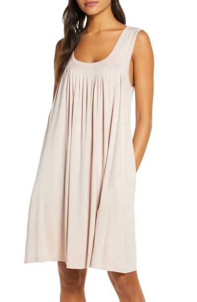 Shop Papinelle Pleated Chemise In Blush