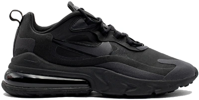 Pre-owned Nike  Air Max 270 React Hip Hop Triple Black In Black/oil Grey-oil Grey-black