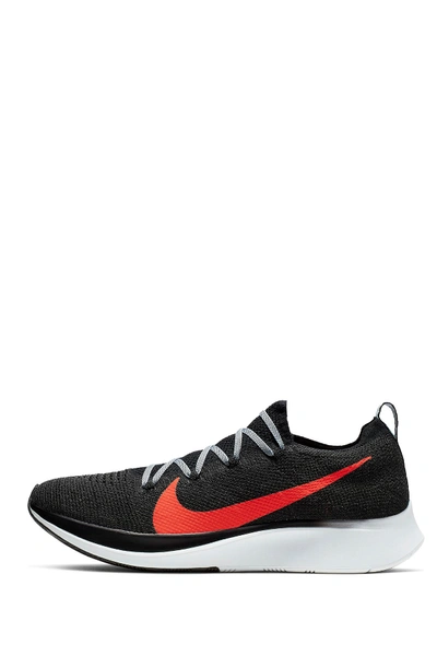Shop Nike Zoom Fly Flyknit Running Shoe In 005 Black/brtcrm