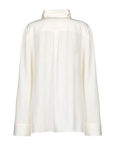 Shop Tory Burch Shirts In Ivory