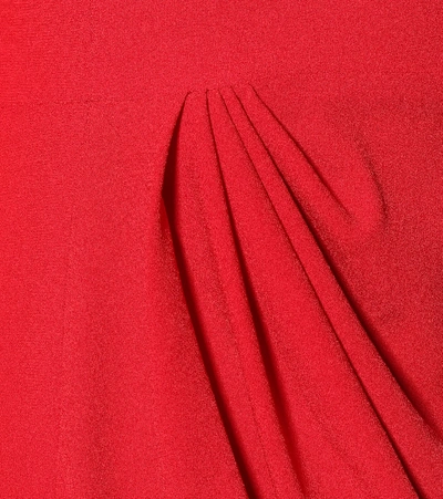 Shop Alex Perry Knox Satin-crêpe Gown In Red