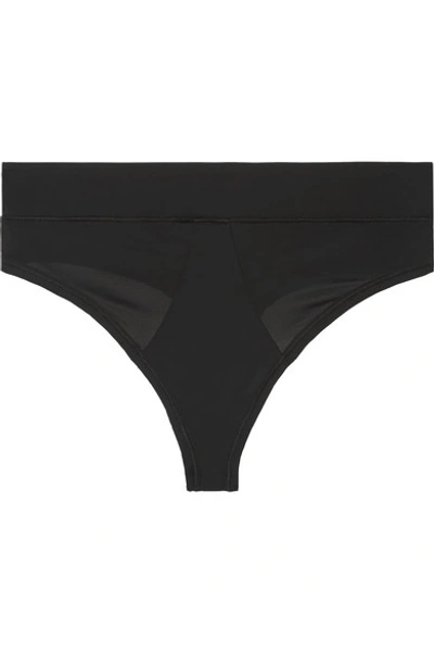 Shop The Great Eros Lugano Stretch Thong In Black