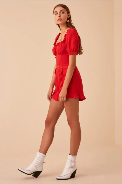 Shop Finders Keepers Aranciata Bodice In Red