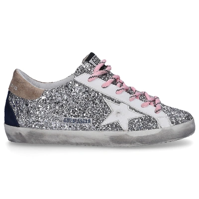 Shop Golden Goose Low-top Sneakers Superstar In Silver