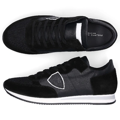 Shop Philippe Model Sneakers Black Tropez