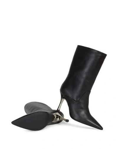Shop Furla Eva High Boot T.90 Woman Ankle Boots Black Size 8 Soft Leather