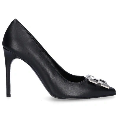 Shop Off-white Pumps Arrow Pump Calfskin Logo Black