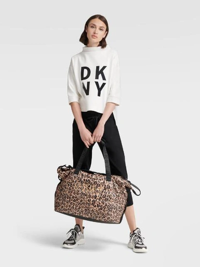 Donna Karan Dkny Nora Duffle Bag - In Leopard | ModeSens