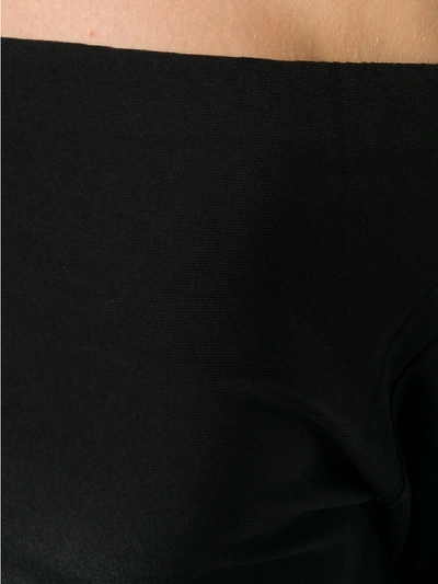 Shop Norma Kamali Off Shoulder Sweater In Black