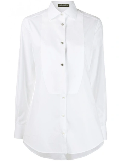 Shop Dolce & Gabbana Cotton Shirt In White