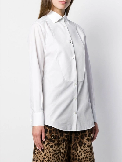 Shop Dolce & Gabbana Cotton Shirt In White