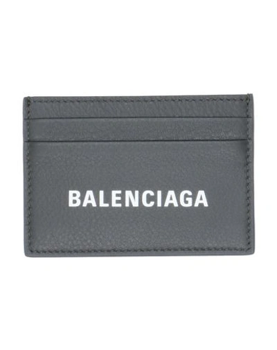Shop Balenciaga Document Holder In Grey