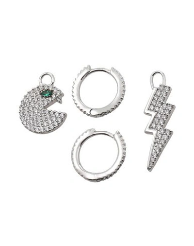 Shop Apm Monaco Earrings In Silver
