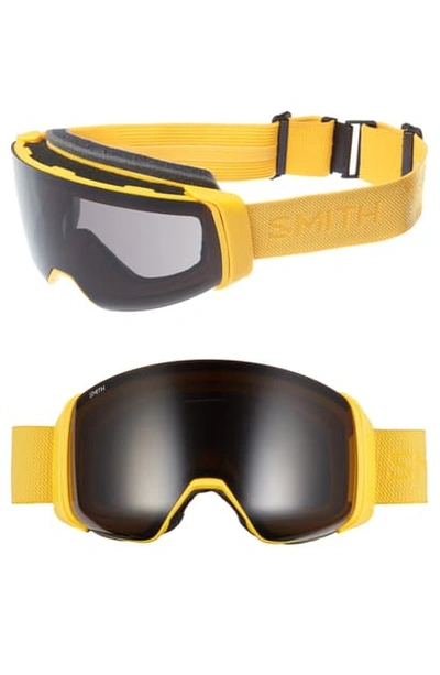 Shop Smith 4d Mag 205mm Snow Goggles In Hornet Flood/ Black