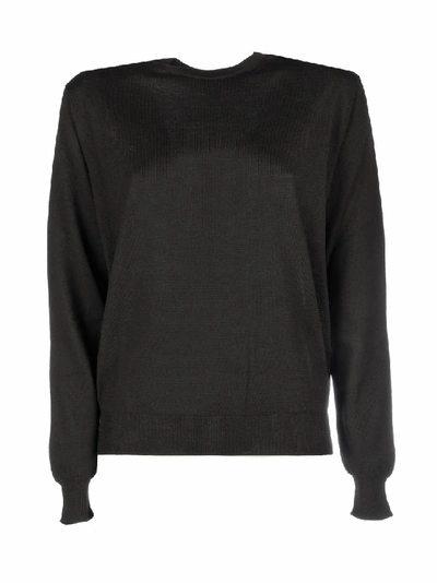 Shop Balenciaga Wool Sweater In Black