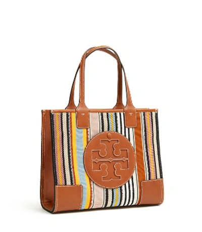 Ella webbing top patchwork tote