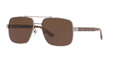 Shop Gucci Man Sunglasses Gg0529s In Brown
