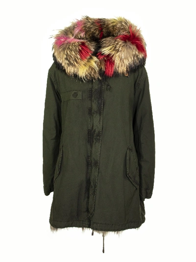 Shop Mr & Mrs Italy Parka L. Green In Military Green