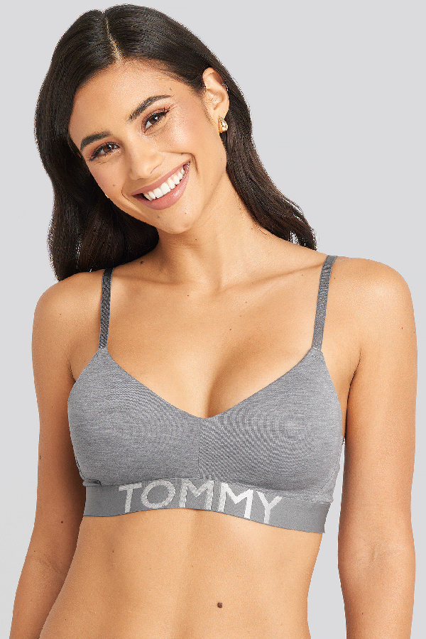 tommy hilfiger bralette grey