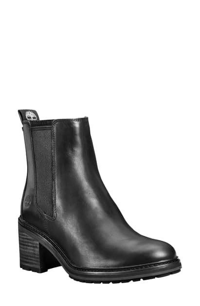 timberland sienna waterproof block heel chelsea boot