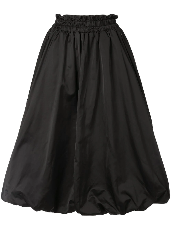 Goen J Balloon Taffeta Skirt In Black | ModeSens