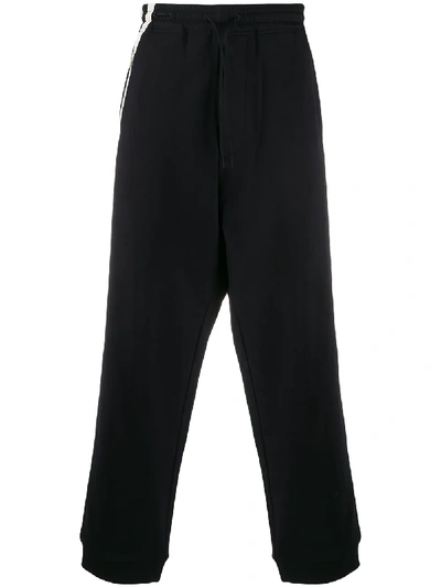 Shop Y-3 Drawstring Track Trousers In Black