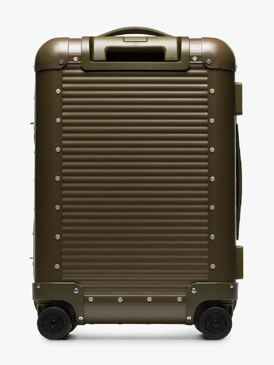 Shop Fpm - Fabbrica Pelletterie Milano By Nick Wooster Green Bank Spinner 53 Cabin Suitcase