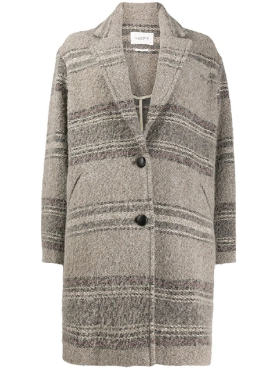 Shop Isabel Marant Étoile Dante Single-breasted Coat In Neutrals