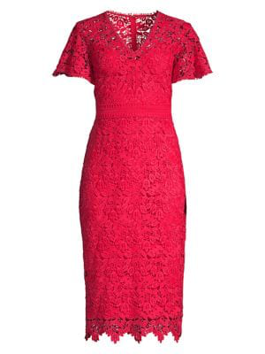 shoshanna lace dress