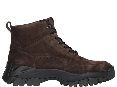 Shop Tod's 81 B Boots In Brown