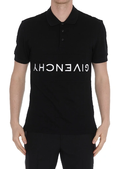 Shop Givenchy Polo In Black