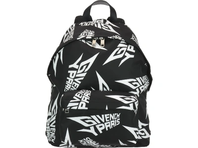 Shop Givenchy Logo Urban Backpack In Black