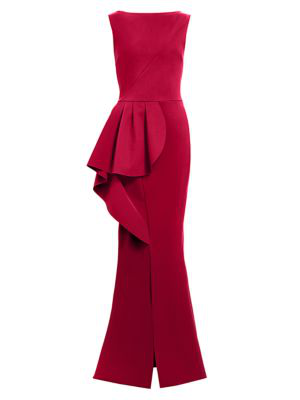 chiara boni peplum gown