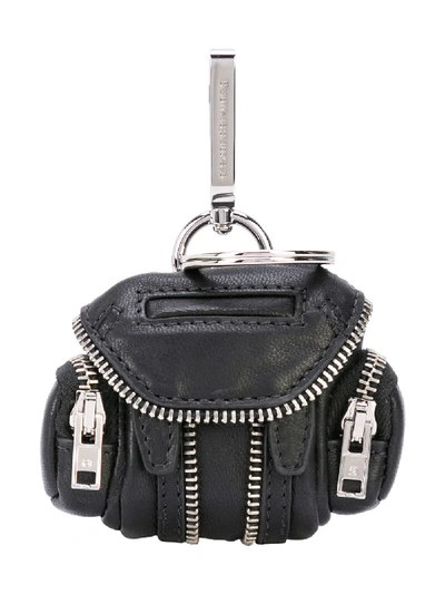 Shop Alexander Wang Marti Biker-style Keychain In Black