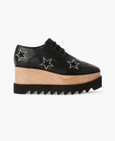 Shop Stella Mccartney Elyse Crystal Star Shoes In Black