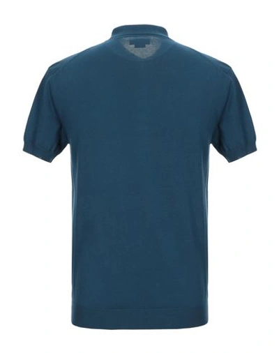 Shop Baracuta Sweater In Slate Blue