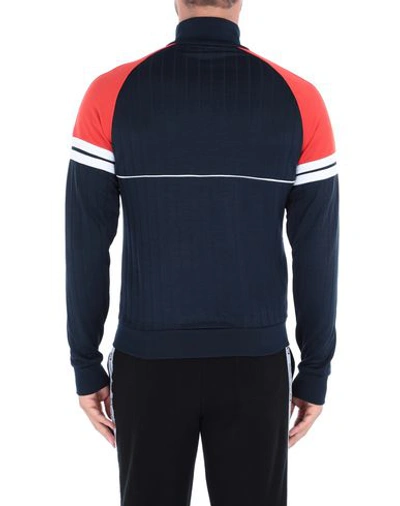Shop Sergio Tacchini Sweatshirts In Dark Blue