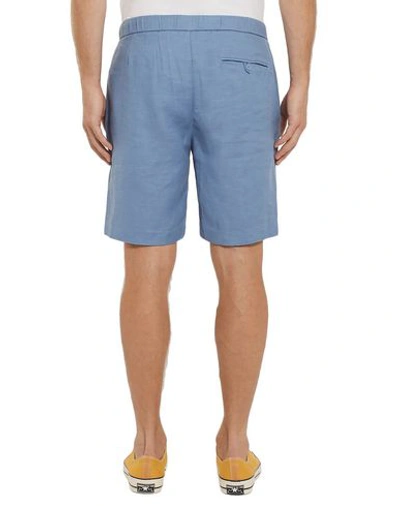 Shop Frescobol Carioca Shorts & Bermuda Shorts In Slate Blue